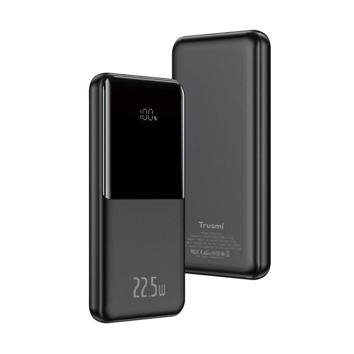 Pin Sạc Dự Phòng Trusmi Digital PB03 10.000mAh PD 22.5W Chính Hãng