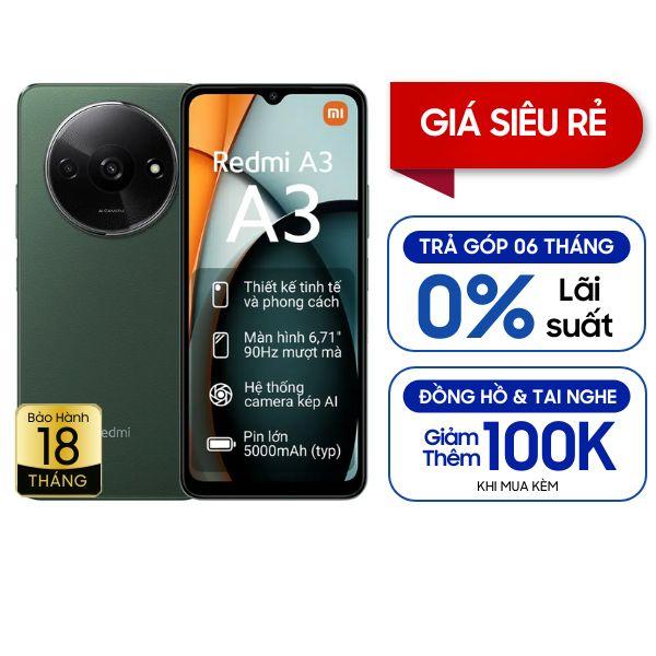 Xiaomi Redmi A3 3GB/64GB Chính Hãng
