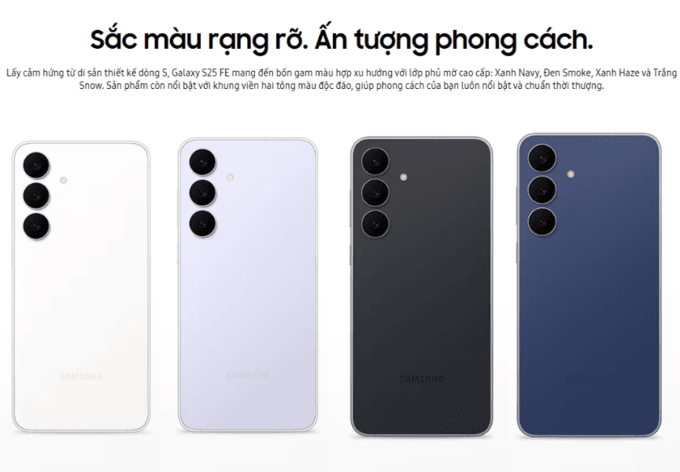 Sắc màu rạng rỡ