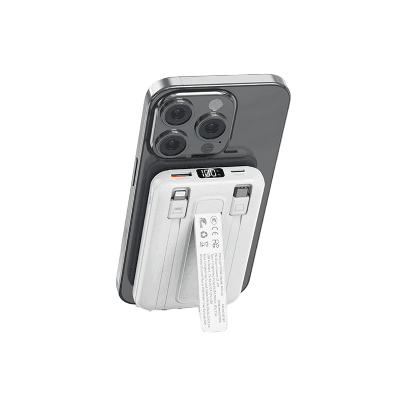 Pin Sạc Dự Phòng DIPOSI DiPow Magnetic 5 trong 1 Digital Display 10000mAh Sạc Nhanh 22.5W PGK-02 Chính Hãng