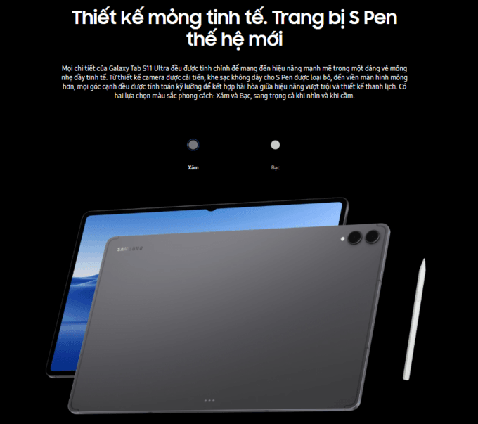 Thiết kế mỏng tinh tế chuẩn Ultra