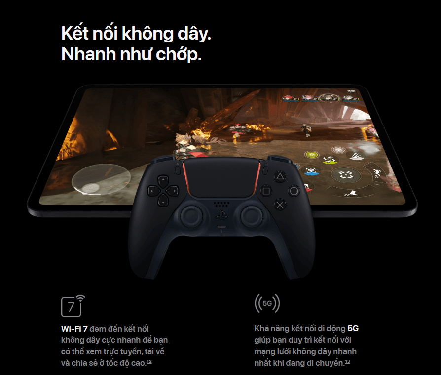 Kết nối cực nhanh với Wi-Fi 7 và 5G