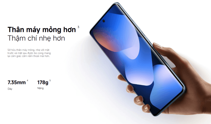 Thiết kế tinh tế và hiện đại