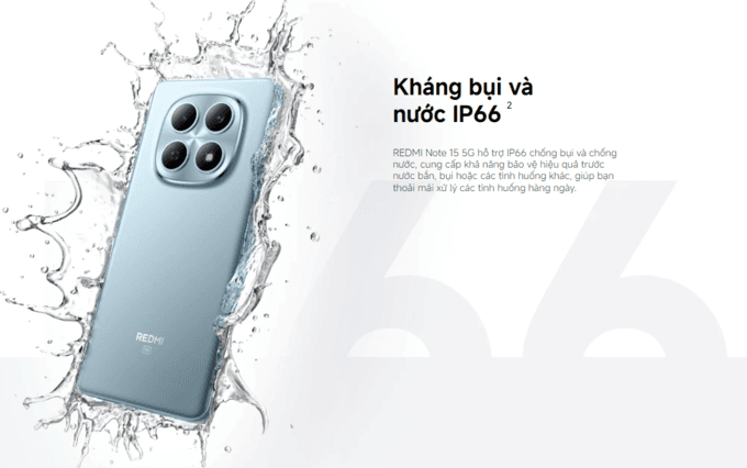 Kháng bụi nước IP66