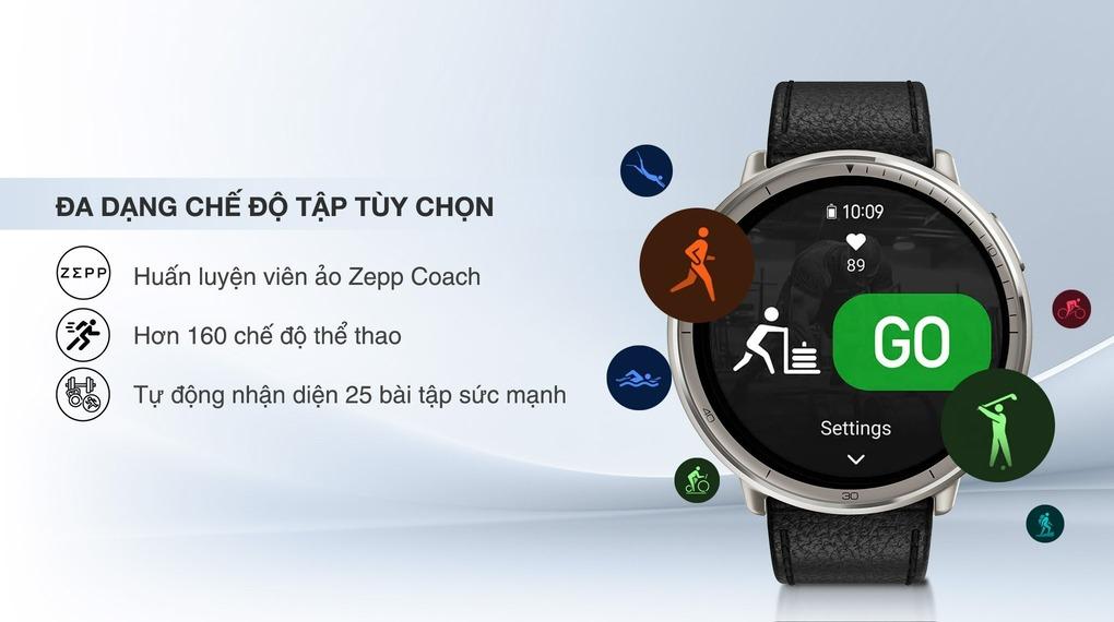 Luyện tập chuyên nghiệp với Zepp Coach