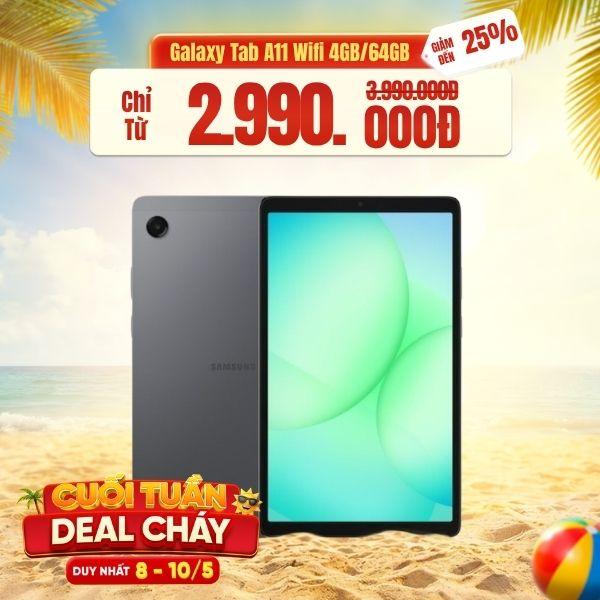 Samsung Galaxy Tab A11 Wifi 4GB/64GB Chính Hãng